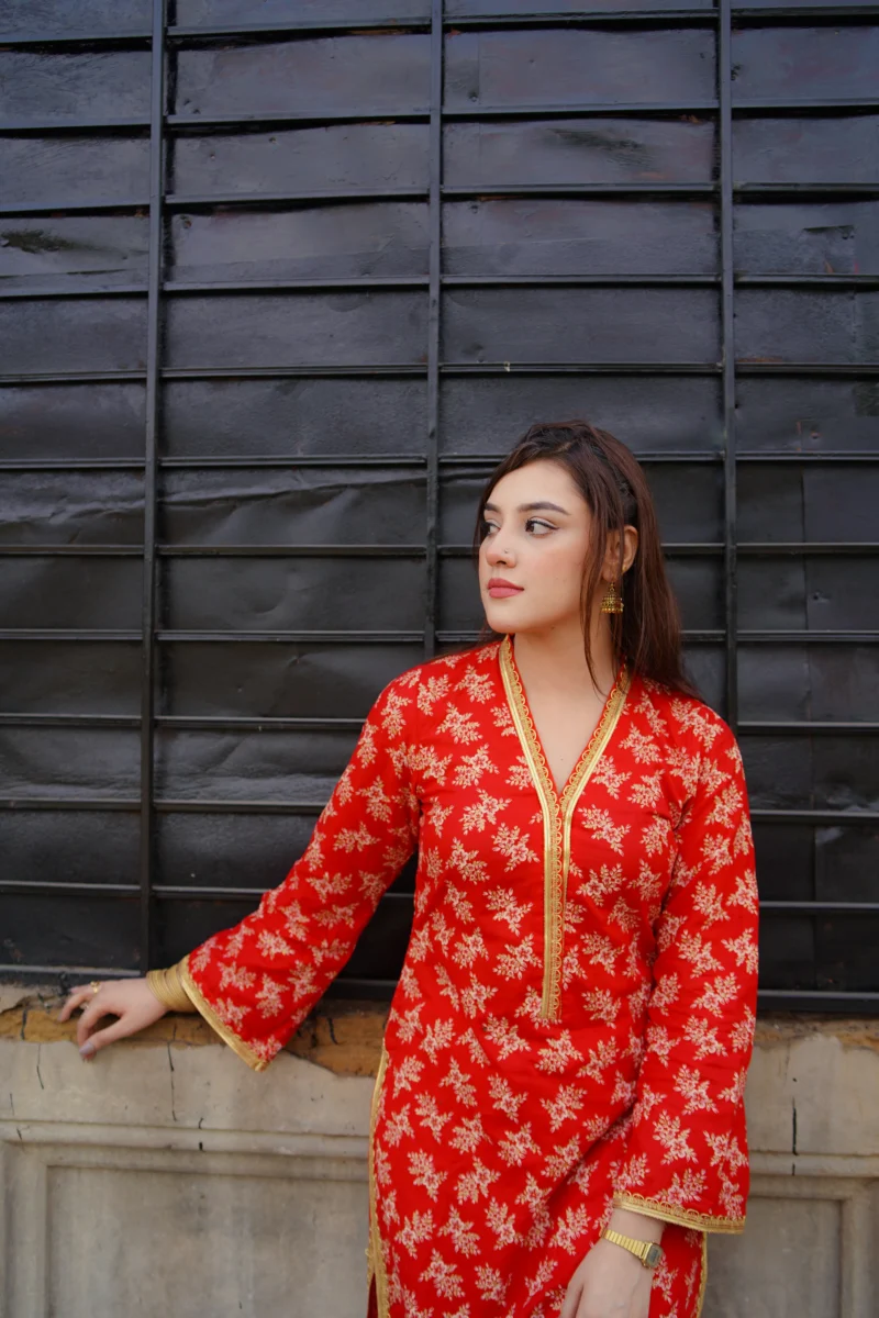 Gul-e-Lal  | 2 PC | STITCHED